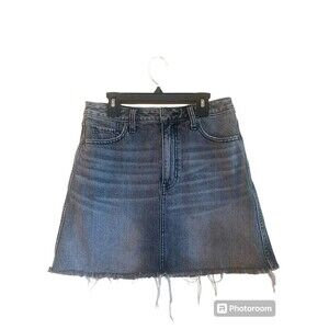 Abercrombie & Fitch Black Denim Destressed Skirt Sz.27